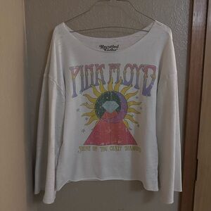Karma White Pink Floyd Long Sleeve Tee
